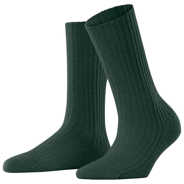 Falke Green Cosy Wool Boot Socks