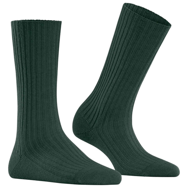 Falke Green Cosy Wool Boot Socks