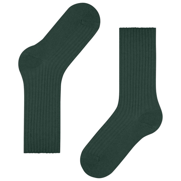 Falke Green Cosy Wool Boot Socks
