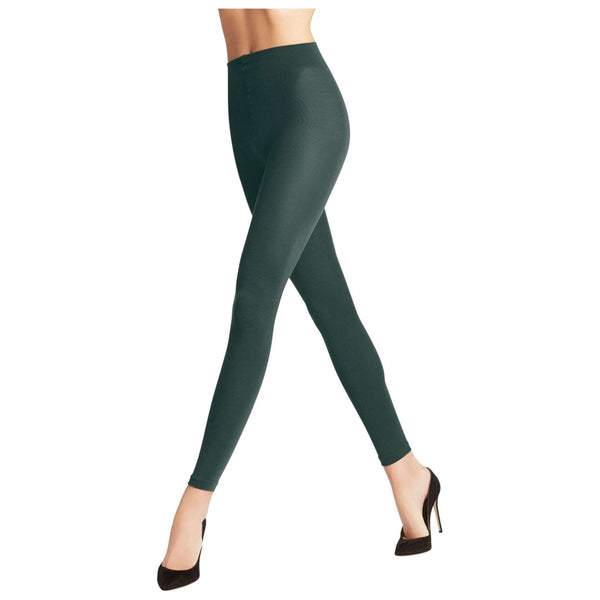 Falke Green Softmerino Leggings