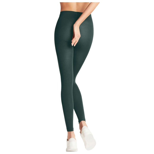 Falke Green Softmerino Leggings