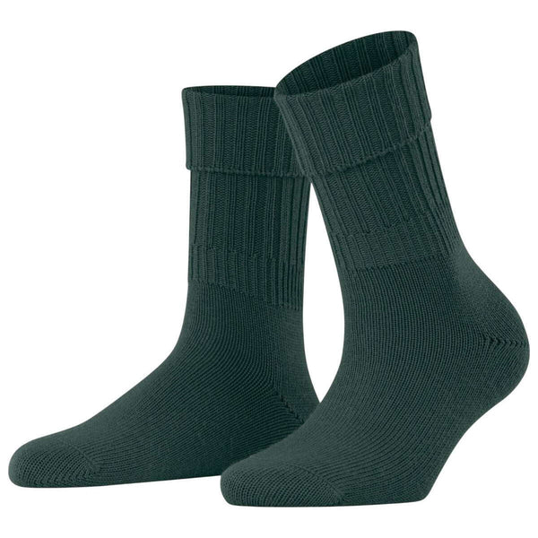 Falke Green Striggings Rib Boot Socks