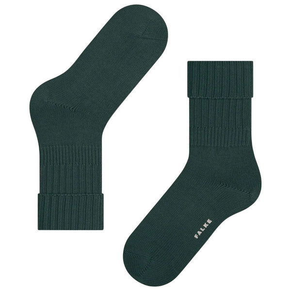 Falke Green Striggings Rib Boot Socks
