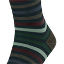 Falke Green Tinted Stripe Socks