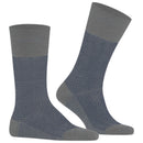 Falke Grey Airport Herringstripe Socks