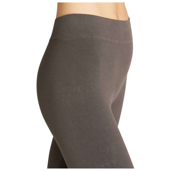 Falke Grey Cotton Seamless Leggings