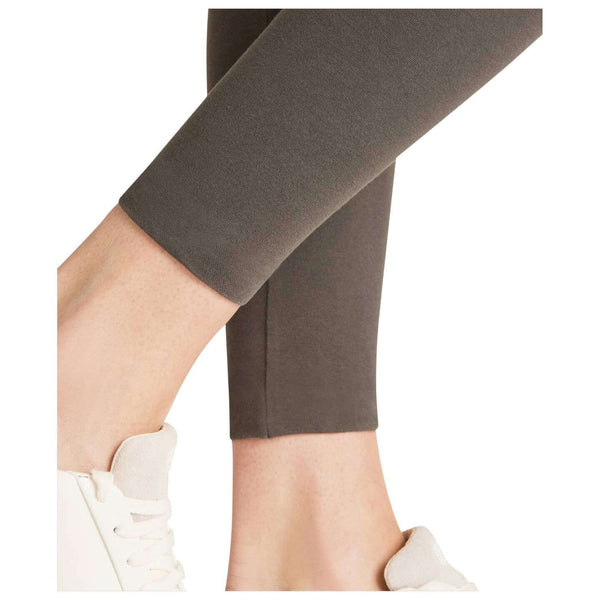 Falke Grey Cotton Seamless Leggings