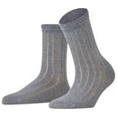 Falke Grey Eyelet Socks