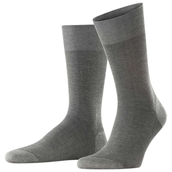 Falke Grey Fine Shadow Socks