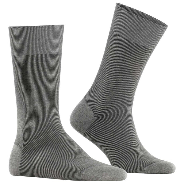 Falke Grey Fine Shadow Socks