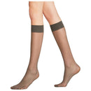 Falke Grey Matt Deluxe 20 Denier Knee High Socks