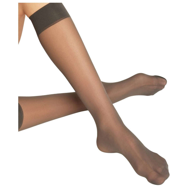 Falke Grey Matt Deluxe 20 Denier Knee High Socks