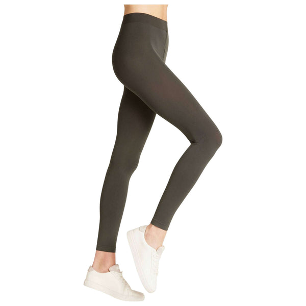 Falke Grey Pure Matt 100 Denier Leggings