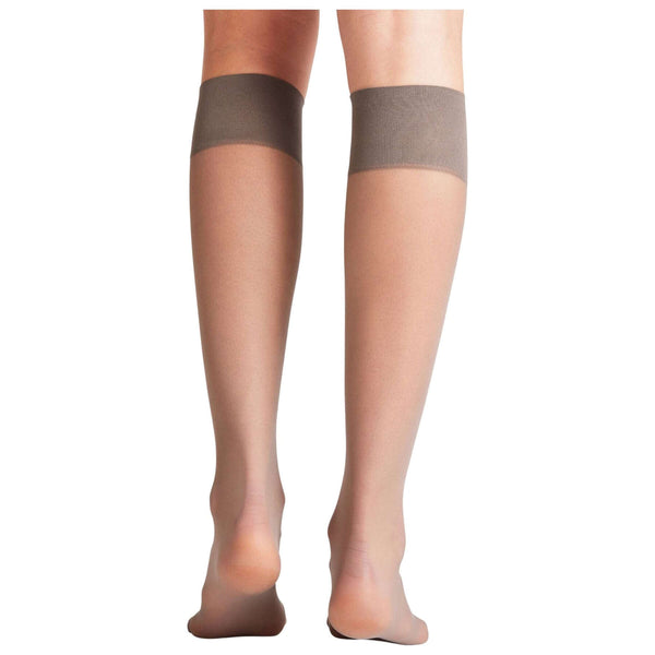 Falke Grey Pure Matt 20 Denier Knee High Socks