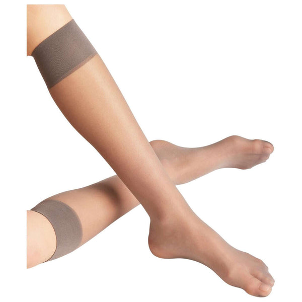 Falke Grey Pure Matt 20 Denier Knee High Socks