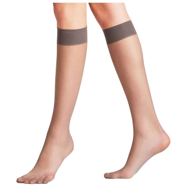 Falke Grey Seidenglatt 15 Denier Knee High Socks