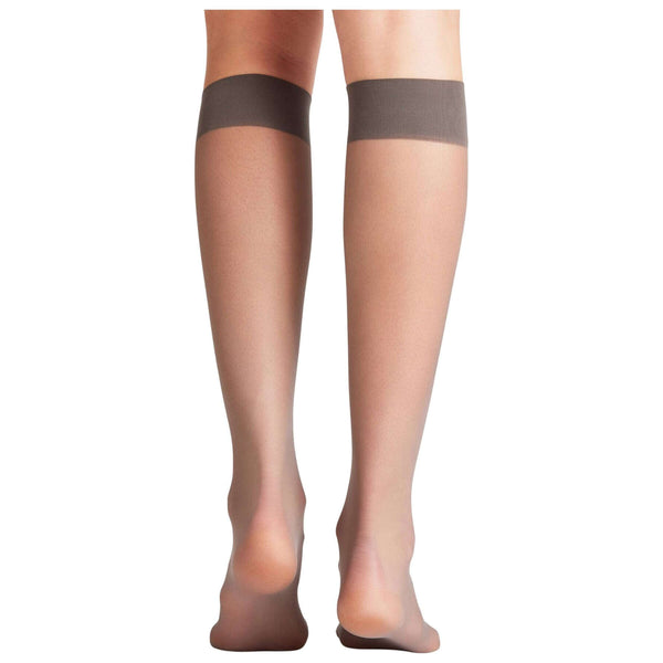 Falke Grey Seidenglatt 15 Denier Knee High Socks