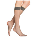 Falke Grey Seidenglatt 15 Denier Knee High Socks