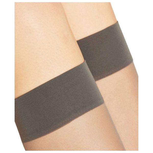 Falke Grey Seidenglatt 15 Denier Knee High Socks