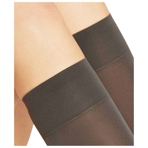 Falke Grey Seidenglatt 40 Denier Knee High Socks
