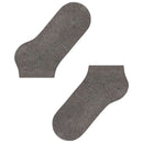 Falke Grey Shiny Rib Sneaker Socks
