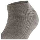 Falke Grey Shiny Rib Sneaker Socks