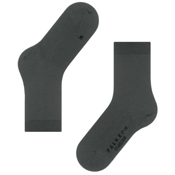 Falke Grey Stabilizing Wool Everyday Socks