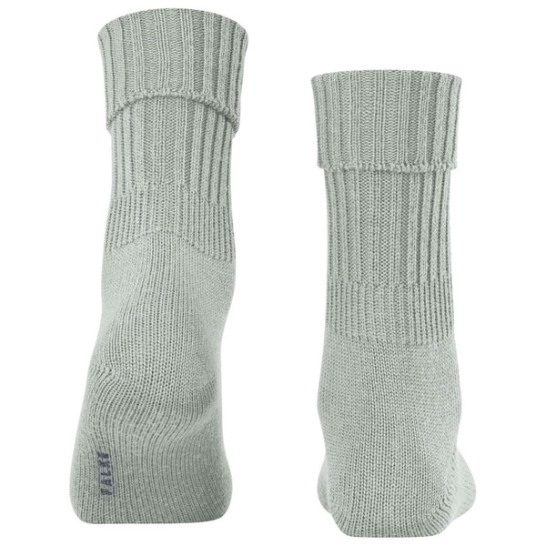 Falke Grey Striggings Rib Boot Socks