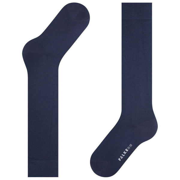 Falke Navy Cotton Touch Knee High Socks