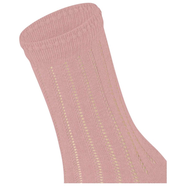 Falke Pink Eyelet Socks