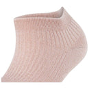 Falke Pink Shiny Rib Sneaker Socks