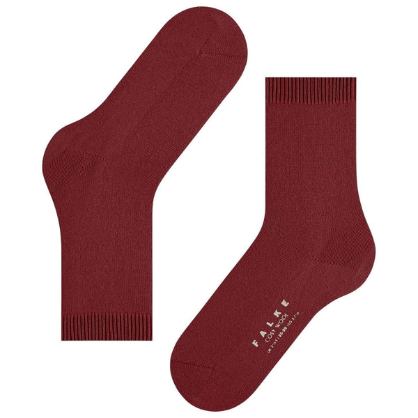 Falke Red Cosy Wool Socks
