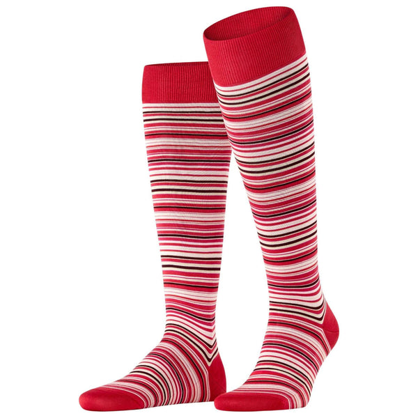 Falke Red Microblock Knee High Socks