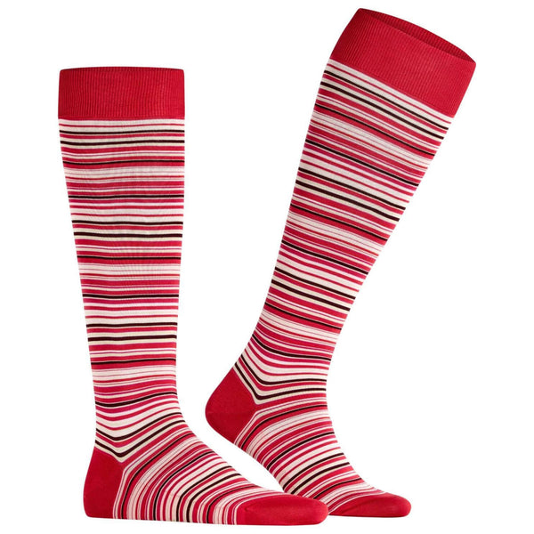 Falke Red Microblock Knee High Socks