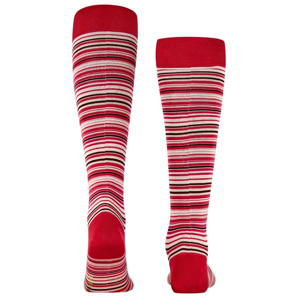 Falke Red Microblock Knee High Socks