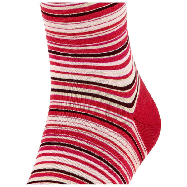 Falke Red Microblock Knee High Socks