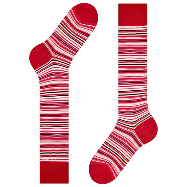 Falke Red Microblock Knee High Socks