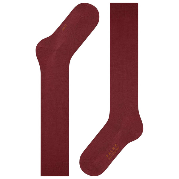 Falke Red Softmerino Knee High Socks