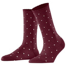 Falke Red Spike Dot Socks
