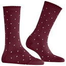 Falke Red Spike Dot Socks