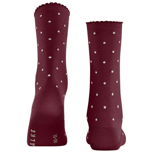 Falke Red Spike Dot Socks