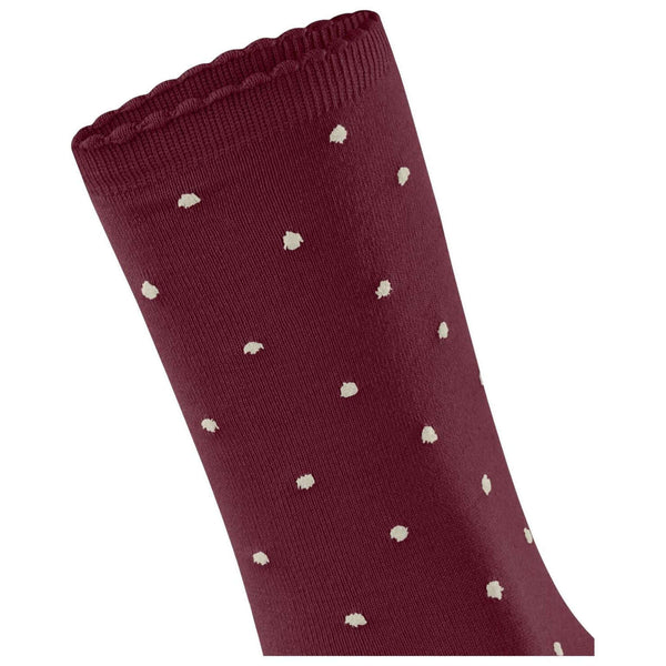 Falke Red Spike Dot Socks