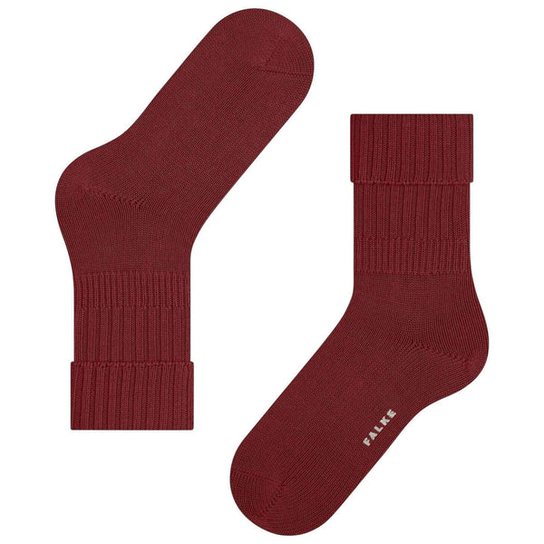 Falke Red Striggings Rib Boot Socks