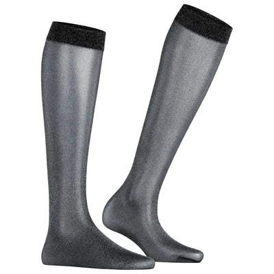 Falke Silver Glitter 30 Denier Knee High Socks