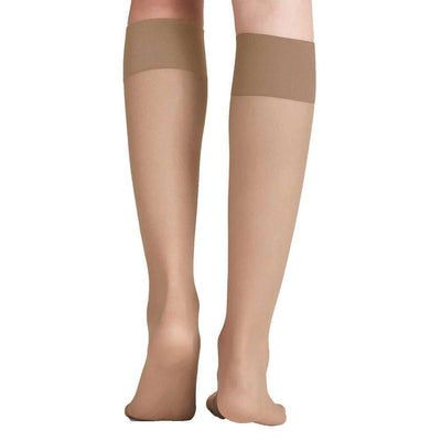 Falke Tan Pure Matt 20 Denier Knee High Stockings