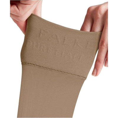 Falke Tan Pure Matt 20 Denier Knee High Stockings