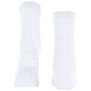 Falke White Shiny Rib Socks