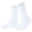Falke White Shiny Rib Socks