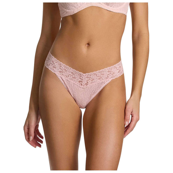 Hanky Panky Purple Signature Lace Original Rise 5 Pack Thongs