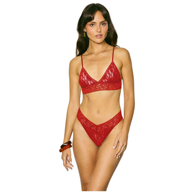 Hanky Panky Purple Signature Lace Original Rise 5 Pack Thongs